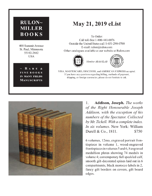 May 21, 2019 Recent Acquisitions