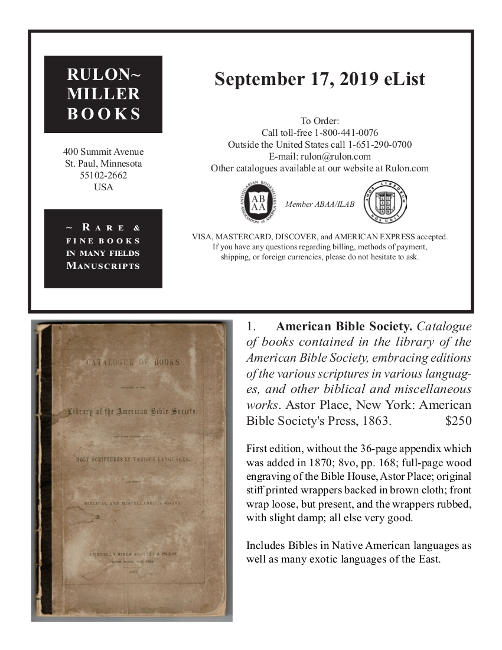 September 17, 2019 Recent Acquisitions