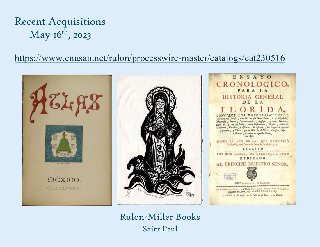 May 16th, 2023 Recent Acquisitions
