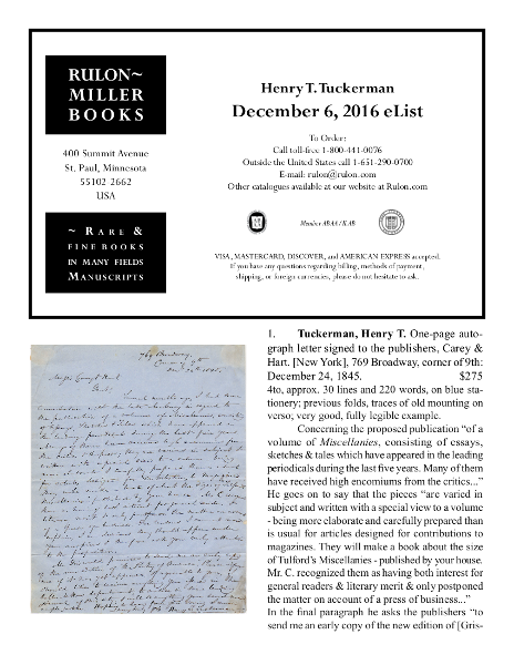 December 6, 2015 New Acquisitions