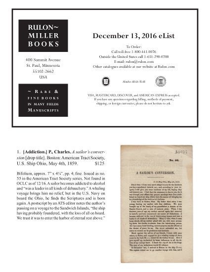 December 13, 2016 New Acquisitions