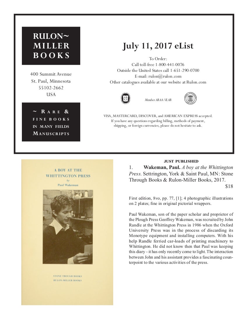 July 11, 2017 eList