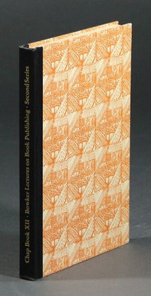 Item #11505 The Bowker lectures on book publishing, second series