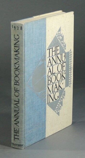 Item #11741 The annual of bookmaking. The Colophon.