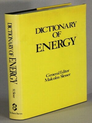 Item #12677 DICTIONARY OF ENERGY