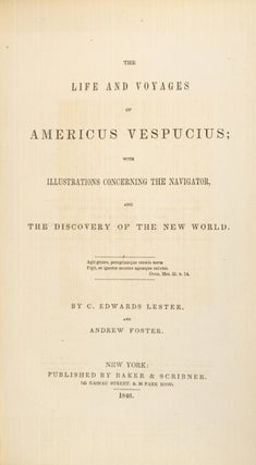 The life and voyages of Americus Vespucius with illustrations concerning the navigator, and the discovery of the new world.