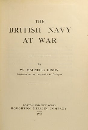 The British Navy at war.