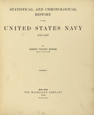 Statistical and chronological history of the United States Navy 1775-1907
