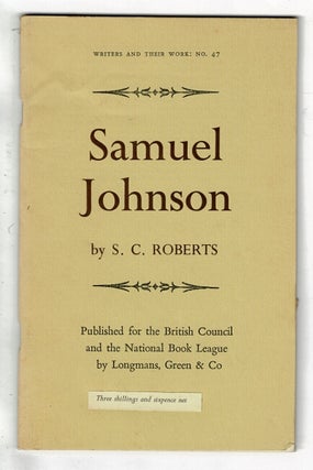 Item #16322 Samuel Johnson. S. C. ROBERTS