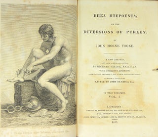 Item #16695 [Title in Greek]: or, the diversions of Purley ... A new edition, revised and...