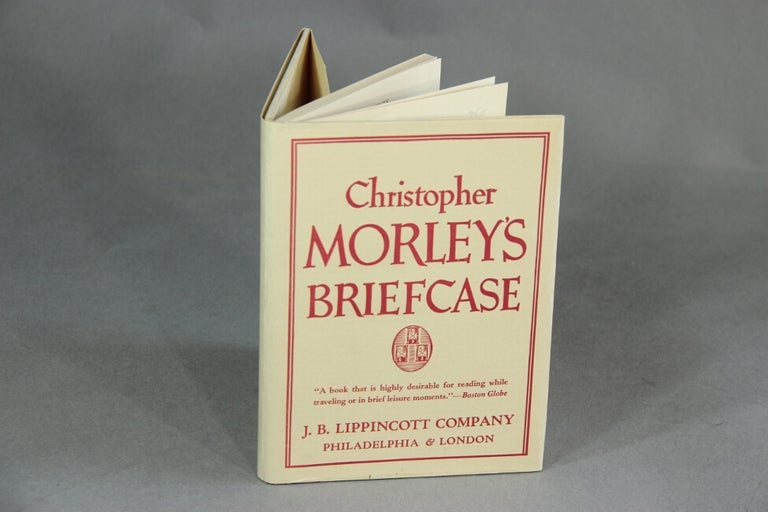 Item #16917 Christopher Morley's briefcase. CHRISTOPHER MORLEY.