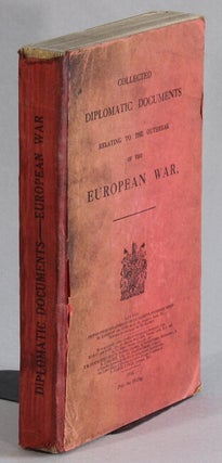 Item #17093 Collected documents relating to the outbreak of the European war