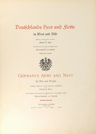 Deutschlands heer und flotte… Germany's army and navy by pen and picture.