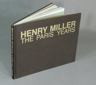 Item #20604 Henry Miller--the Paris years. ROBERT CROSS