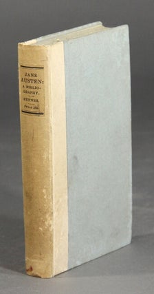 Item #20657 Jane Austen: a bibliography. GEOFFREY KEYNES