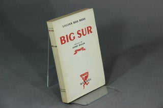 Item #20803 Big Sur. Traduit de l'Américain par François Villié. Préface de Henry Miller....