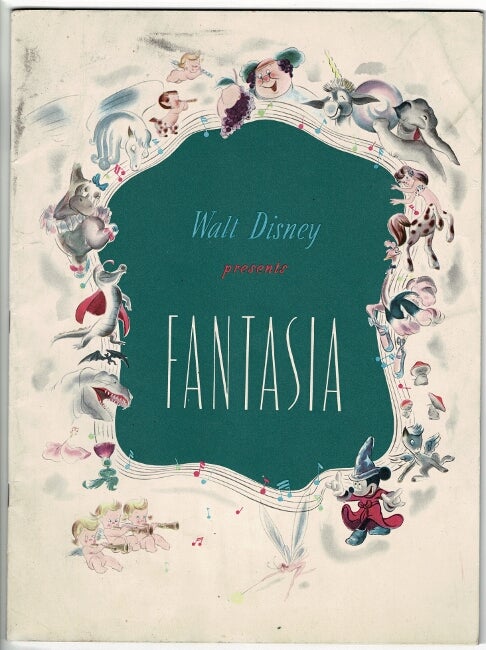 Item #21067 Fantasia in Technicolor and Fantasound. WALT DISNEY.