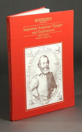 Item #22102 Important American voyages and explorations. Property from a private collection....