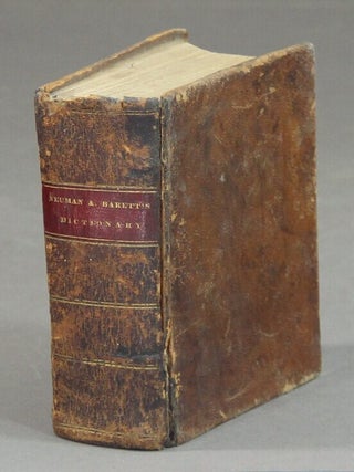Item #22139 A pocket dictionary of the Spanish and English languages. Compiled from the last...