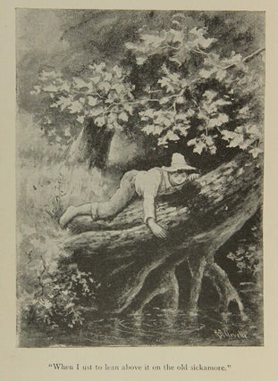 The Old Swimmin'-Hole and 'leven more poems. Neighborly poems on friendship, grief, and farm-life by Benj. F. Johnson of Boone [James Whitcomb Riley.].