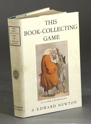 Item #22500 This book-collecting game. A. EDWARD NEWTON