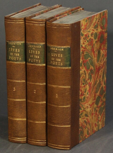 Item #23464 The lives of the English poets; and a criticism on their works. Samuel Johnson.