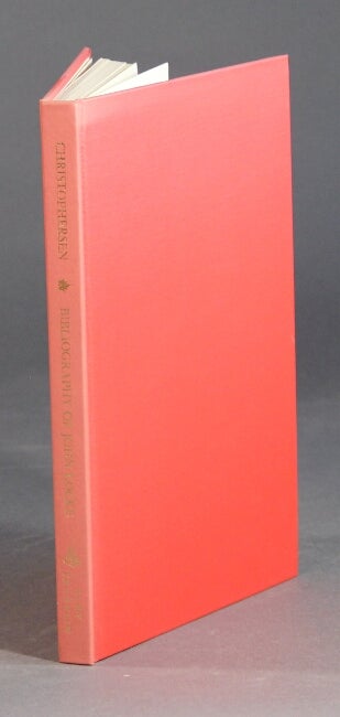Item #23653 A bibliographical introduction to the study of John Locke. H. O. CHRISTOPHERSEN.