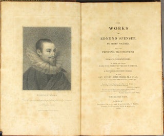 Item #23995 The works of Edmund Spenser É with the principle illustrations of various...