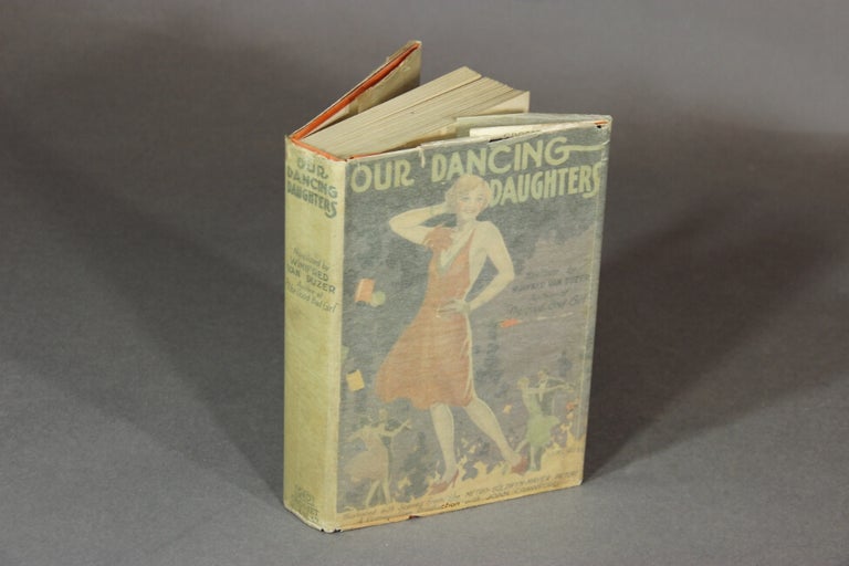 Item #24292 Our dancing daughters. Based on the photoplay by Josephine Lovett. Novelized by Winifred Van Duzer. WINIFRED VAN DUZER.