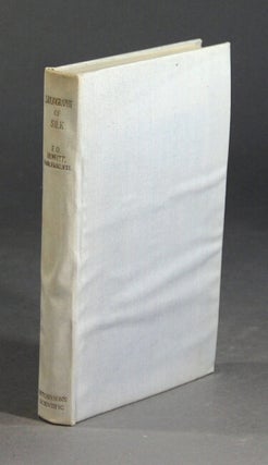 Item #24347 Bibliography of the technical literature on silk. F. O. HOWITT