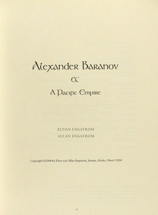 Alexander Baranov & a Pacific empire.