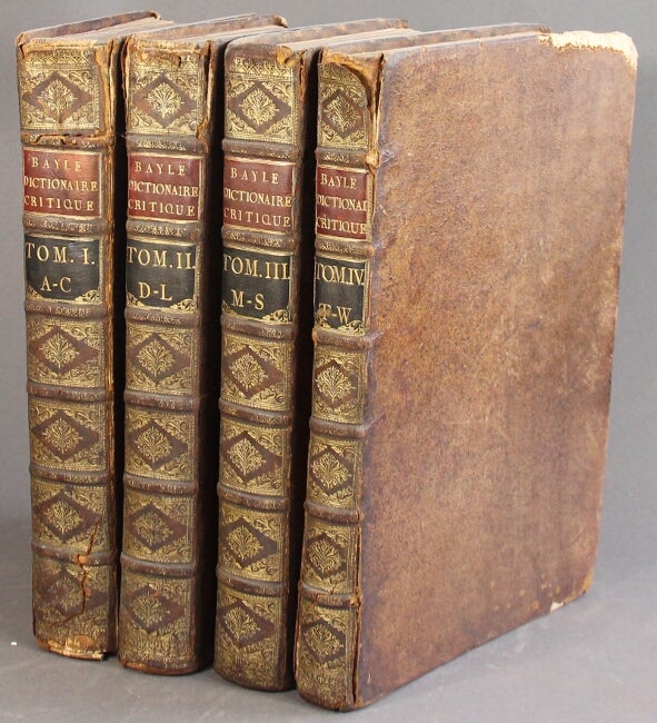 Item #24861 Dictionnaire historique et critique … troisieme edition, revue corrigée, et augmentée , par l'auteur…. Pierre Bayle.
