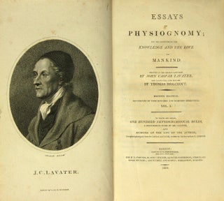 Item #24892 Essays on physiognomy; for the promotion and the knowledge and the love of...