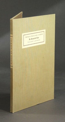 Item #25188 An annotated list of the publications of the Reverend Thomas Frognall Dibdin, D.D....