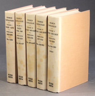 Item #25414 A catalogue of books relating to the discovery and early history of North and South...