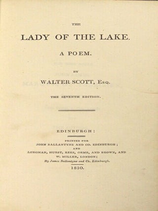 The lady of the lake; a poem ... The seventh edition