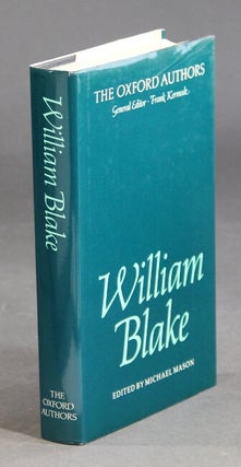 Item #25716 William Blake. ED. MASON, MICHAEL
