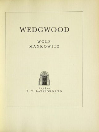 Item #26002 Wedgwood. WOLF MANKOWITZ
