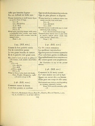 The early editions of the Roman de la Rose.
