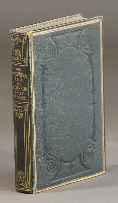 Item #26213 The Epicurean, a tale. With vignette illustrations by J.M.W. Turner … and Alciphron, a poem. THOMAS MOORE.