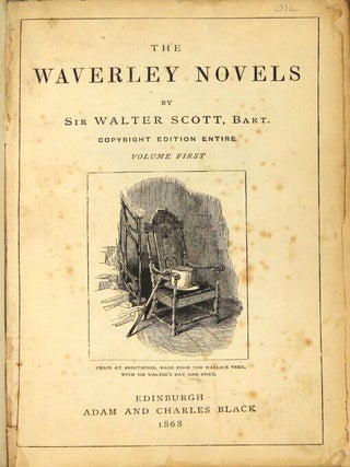 The Waverley Novels. Copyright edition entire. Volume first.