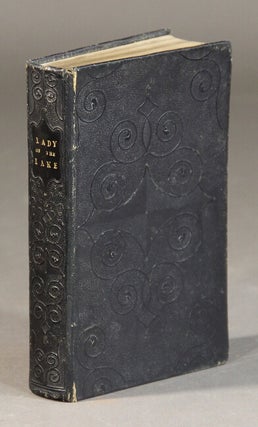 Item #26252 The lady of the lake, and other poems. WALTER SCOTT