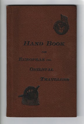 Item #27063 Hand-book for European and Oriental travelers