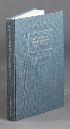 Item #27348 James Gould Cozzens: a descriptive bibliography. MATTHEW J. BRUCCOLI