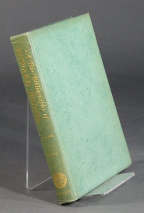 Item #27356 A bio-bibliography of Edward Jenner, 1749-1823. W. R. LE FANU
