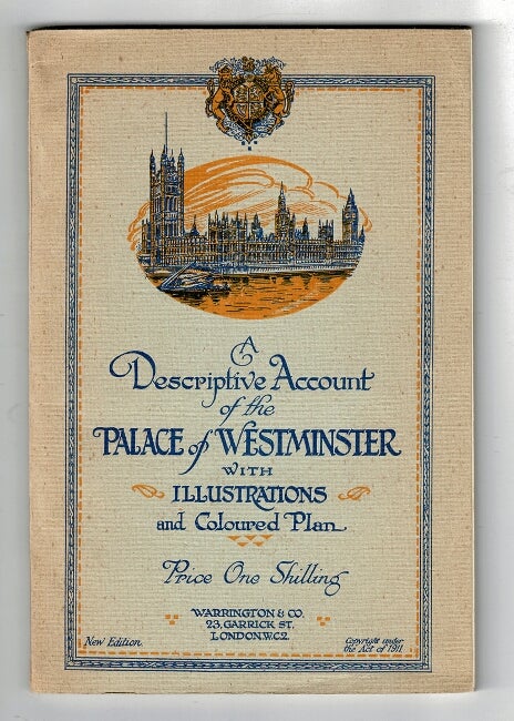 Item #27717 Guide to the palace of Westminster.
