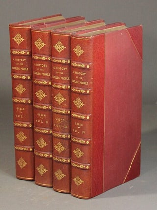 Item #27895 A short history of the English people. J. R GREEN