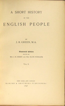 A short history of the English people.