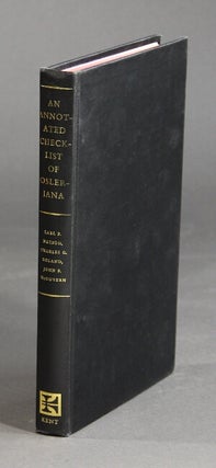 Item #28098 An annotated checklist of Osleriana. EARL F. NATION, JOHN P. MCGOVERN CHARLES G. ROLAND