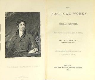 The poetical works ... With notes, and a biographical sketch, by Rev. W. A. Hill ... Illustrated by thirty-seven woodcuts. From designs by Harvey.